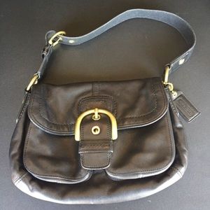 Black Leather Coach Purse
